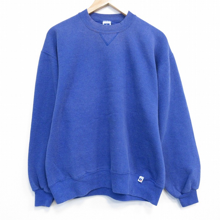 ラッセル 90s 長袖スウェット ブルー L | 古着