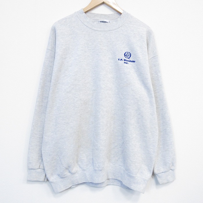 リー 90s 長袖スウェット Woodside グレー XL | 古着
