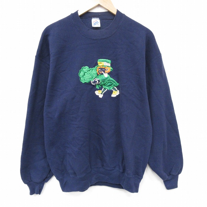 ジャージーズ 90s 長袖スウェット ネイビー L | 古着
