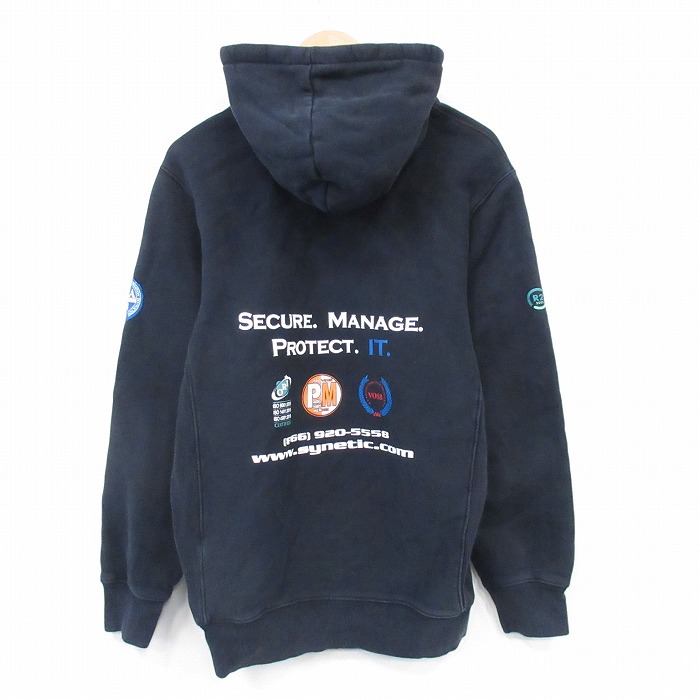 SECURE 長袖パーカー ブラック L | 古着