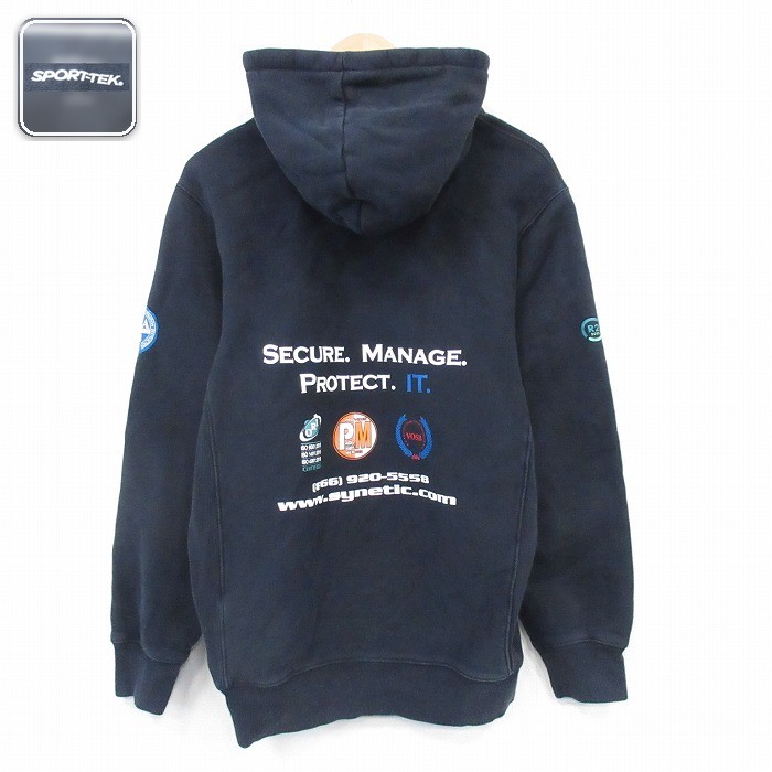 SECURE 長袖パーカー ブラック L | 古着
