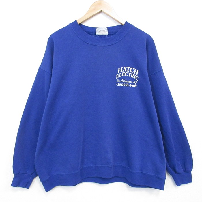 リー 90s 長袖スウェット HATCH ブルー XL | 古着