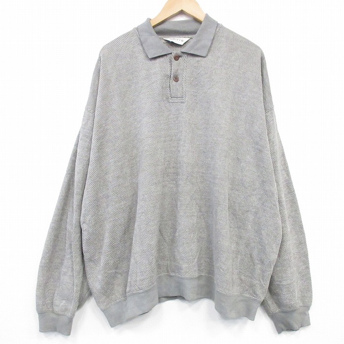 【50%OFF】オービス 長袖トップス ヒジ当て グレー XL | 古着