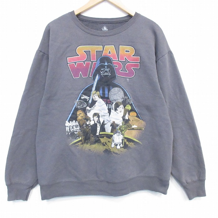 スターウォーズ 長袖スウェット グレー XL | 古着