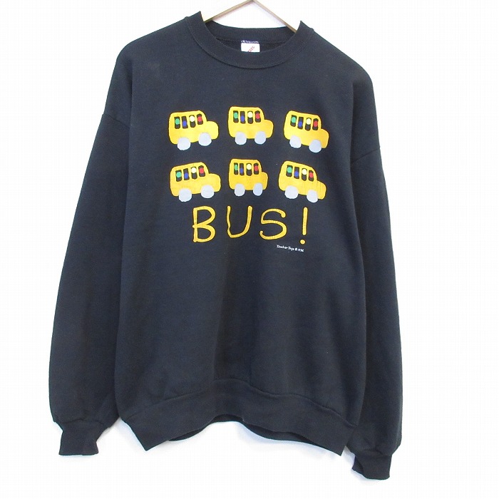 ジャージーズ 90s 長袖スウェット バス ブラック XL | 古着