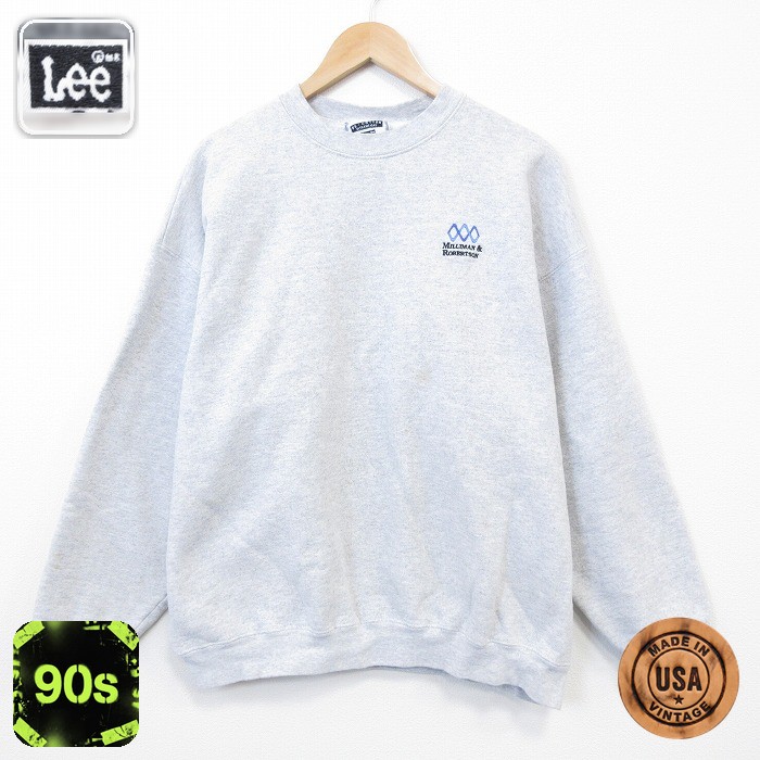 リー 90s 長袖スウェット MILLIMAN グレー XL | 古着