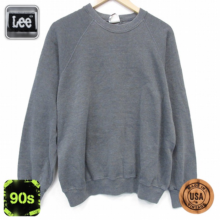 リー 90s 長袖スウェット ラグラン グレー L | 古着