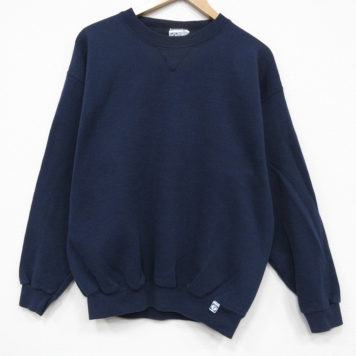 ディスカス 90s 長袖スウェット ネイビー L | 古着