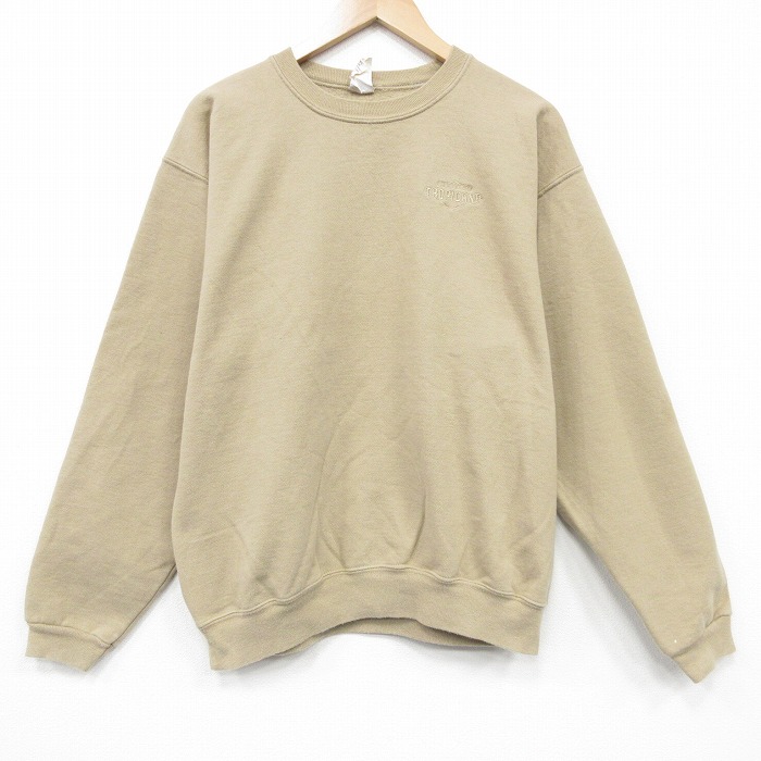 トロピカーナ 90s 長袖スウェット ベージュ L | 古着