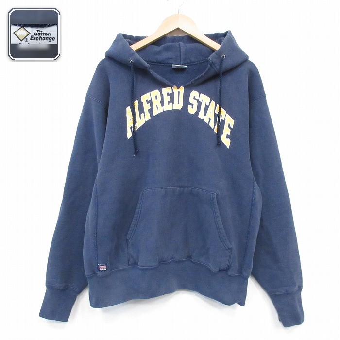 【50%OFF】長袖パーカー ネイビー XL | 古着