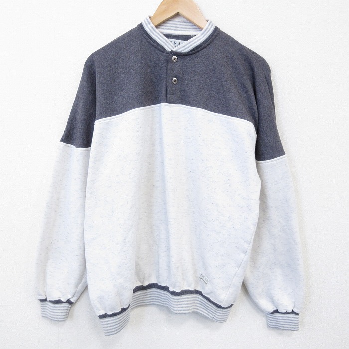90s 長袖スウェット 霜降り グレー L | 古着