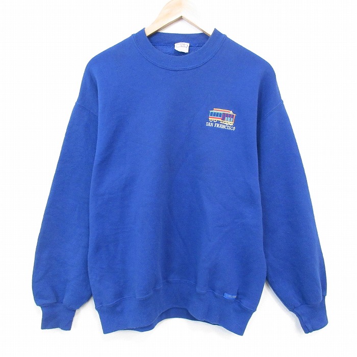 Crazy Shirts 90s 長袖スウェット サンフランシスコ レッド M | 古着