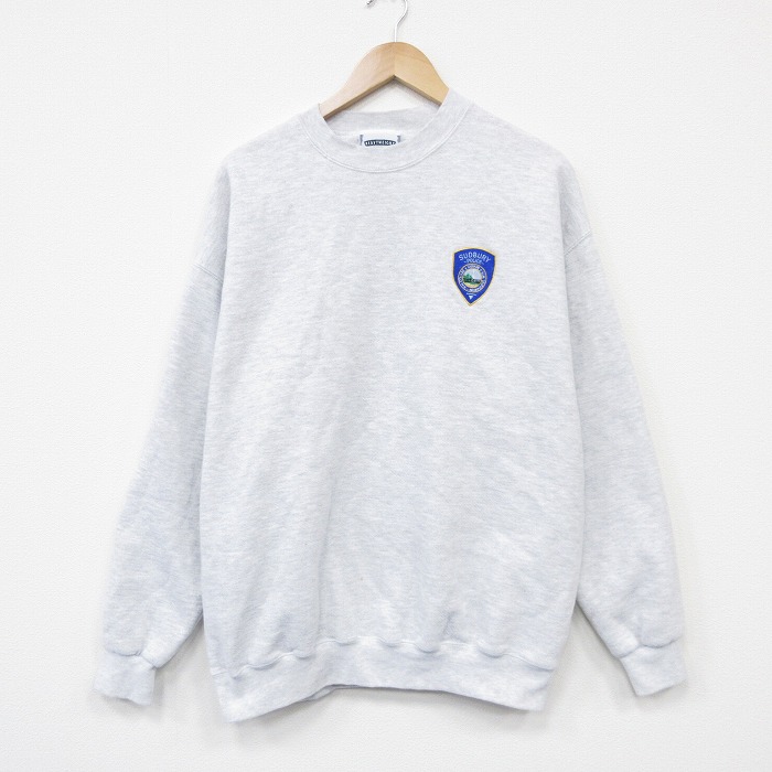 リー 90s 長袖スウェット ポリス グレー XL | 古着