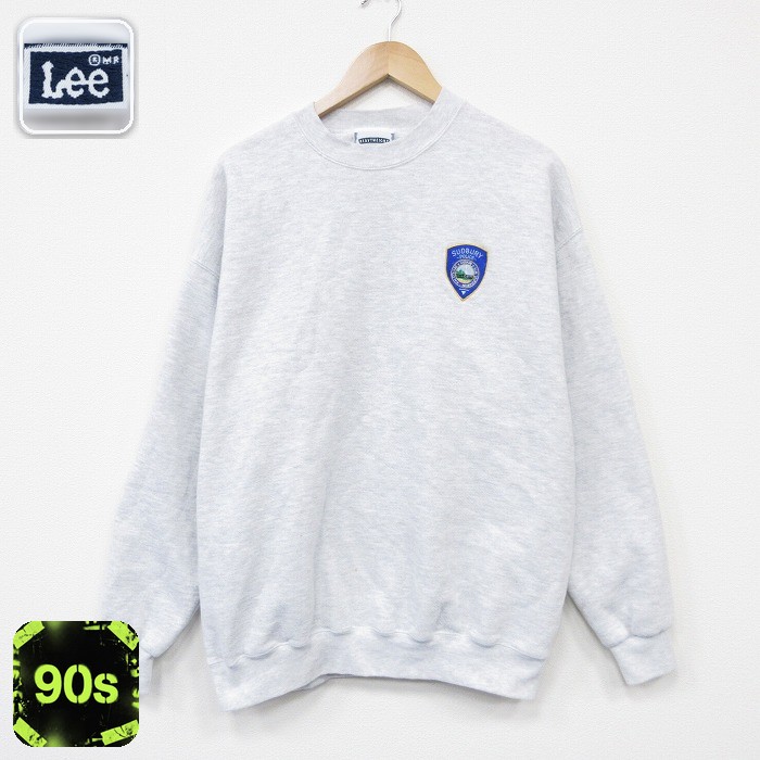 リー 90s 長袖スウェット ポリス グレー XL | 古着