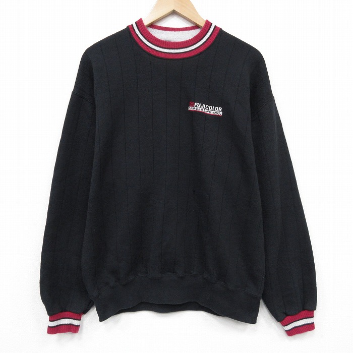ジャージーズ 90s 長袖スウェット フジカラー ブラック L | 古着