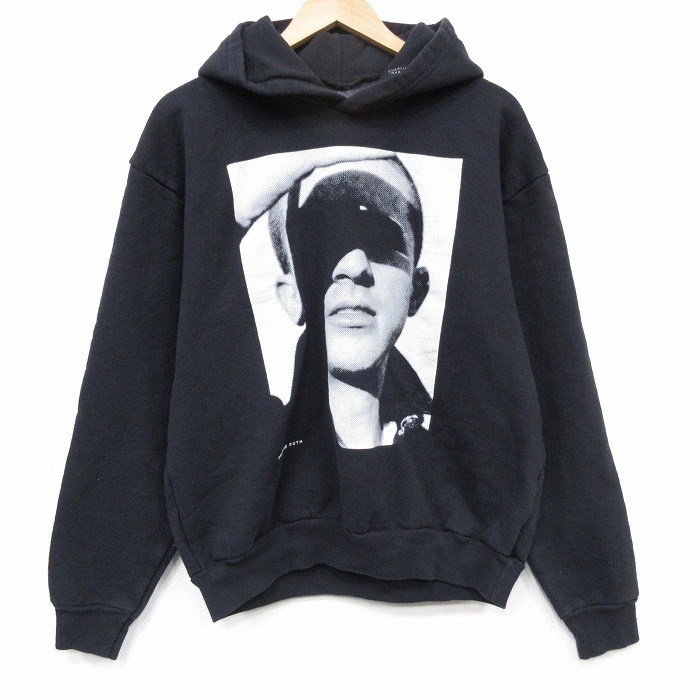 L★古着 長袖 ロック バンド スウェット パーカー メンズ チャーリープス 黒【spe】 26mar03