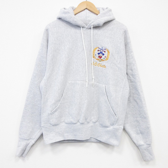 【20%OFF】リー 00s 長袖スウェットパーカー ハット刺繍 グレー XL | 古着