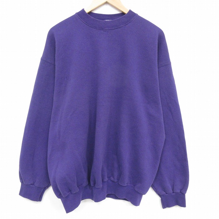 TULTEX 90s 長袖スウェット パープル XL | 古着