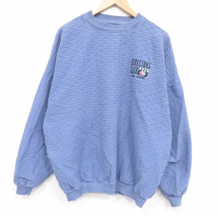 90s 長袖トップス ディレクター ネイビー XL | 古着