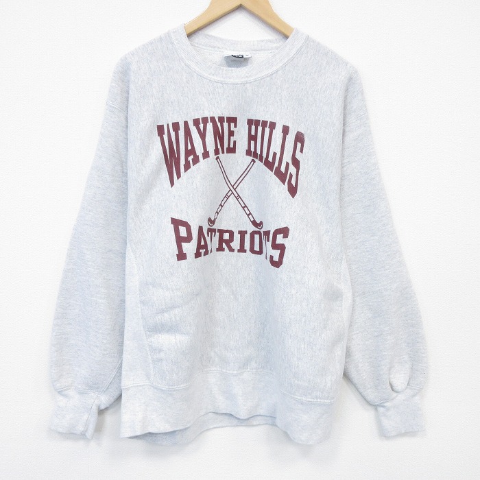 リー 90s 長袖スウェット WAYNE グレー XL | 古着
