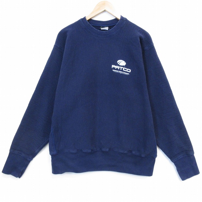 キャンバー 90s 長袖スウェット PATCO ネイビー XL | 古着