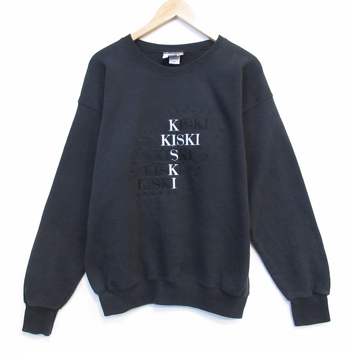 リー 90s 長袖スウェット KISKI ブラック L | 古着