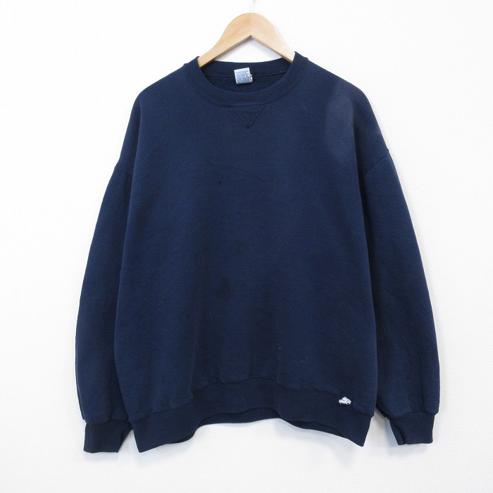 ラッセル 90s 長袖スウェット ネイビー XL | 古着