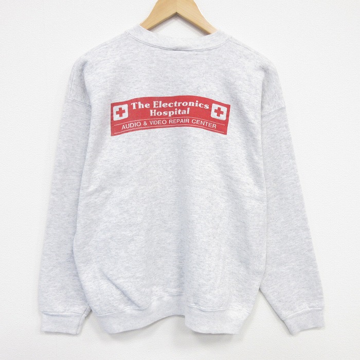 リー 90s 長袖スウェット ホスピタル グレー L | 古着