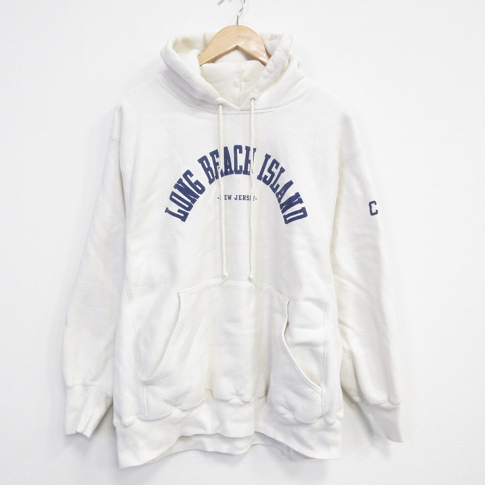 【20%OFF】リー 90s パーカー ロングビーチ ホワイト XL | 古着