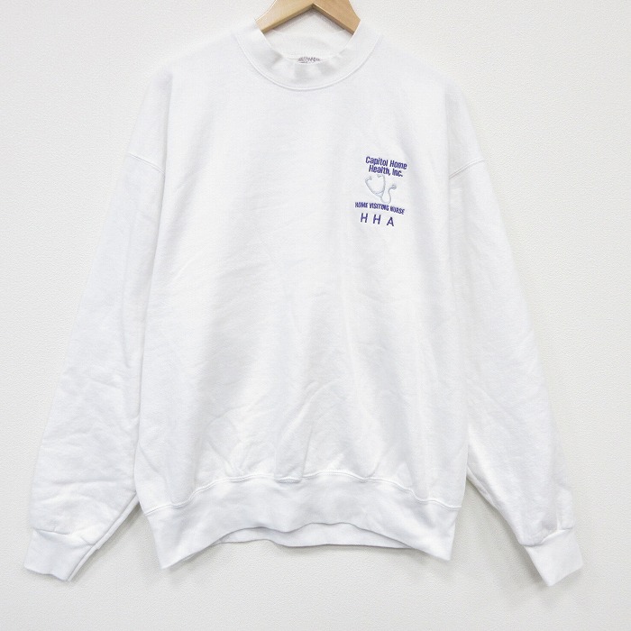 フルーツオブザルーム 90s 長袖スウェット HHA ホワイト XL | 古着