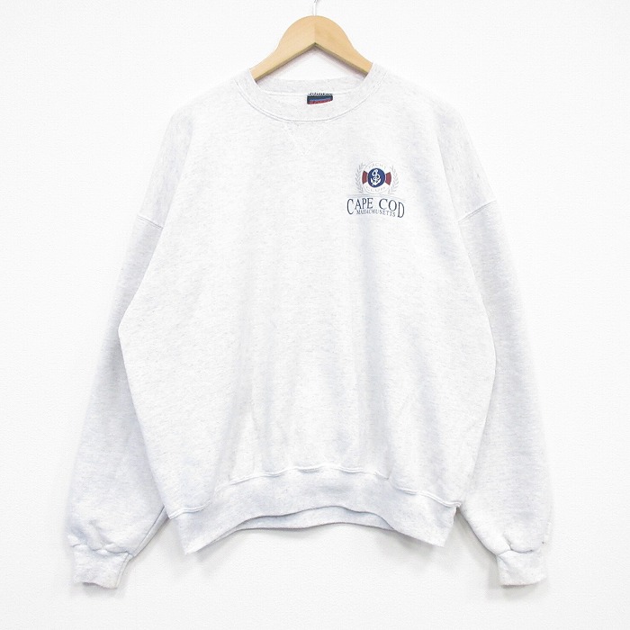 【20%OFF】90s 長袖スウェット 霜降り グレー XL | 古着