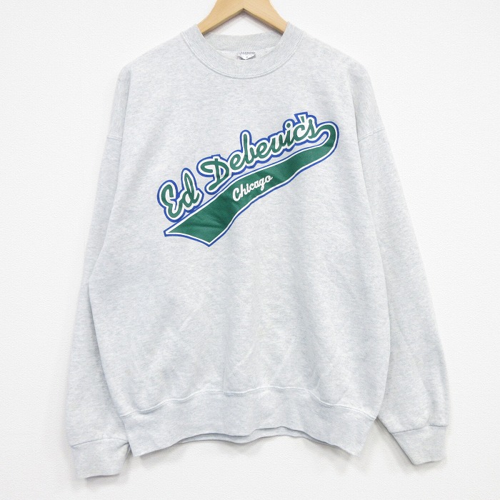 フルーツオブザルーム 90s 長袖スウェット シカゴ グレー XL | 古着