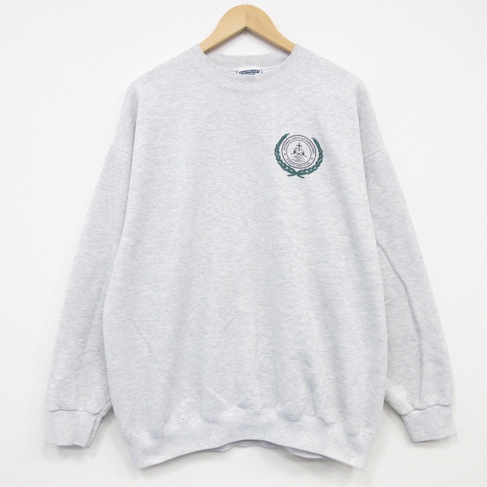 リー 90s 長袖スウェット カレッジ グレー XL | 古着
