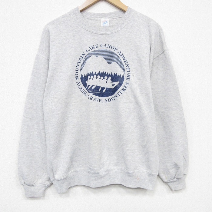 ジャージーズ 90s 長袖スウェット 山 グレー L | 古着