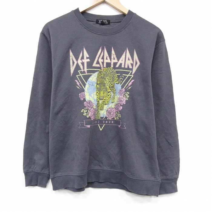 DEF LEPPARD スウェット グレー M | 古着