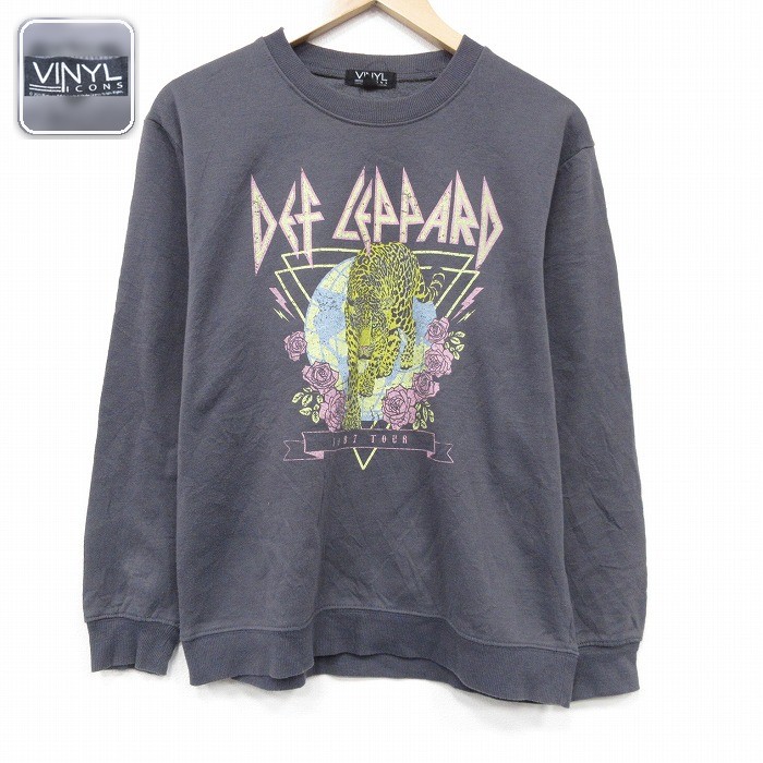 【50%OFF】DEF LEPPARD スウェット グレー M | 古着