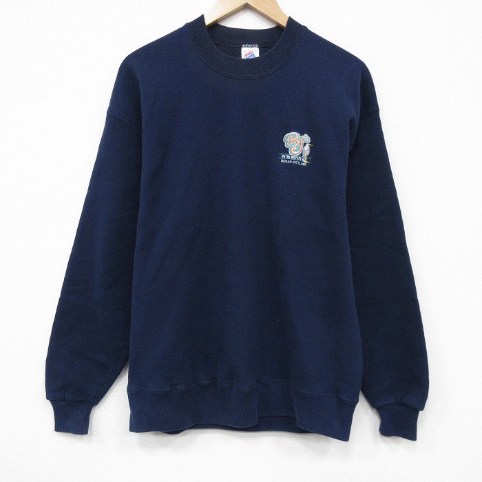ジャージーズ 90s 長袖スウェット BJ ネイビー L | 古着