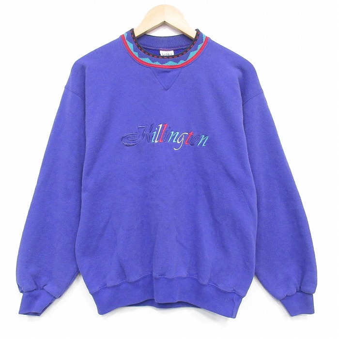 Killington 90s 長袖スウェット 刺繍 パープル M | 古着