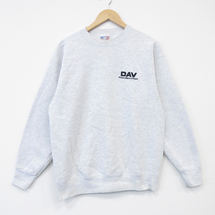 DAV 90s 長袖スウェット 霜降り グレー L | 古着