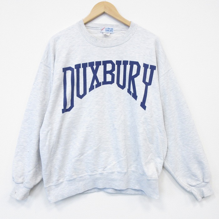 ジャージーズ 90s 長袖スウェット DUXBURY グレー XL | 古着