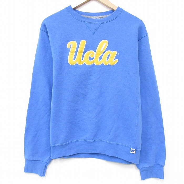 UCLA 刺繍スウェット ライトブルー メンズM相当 | 古着