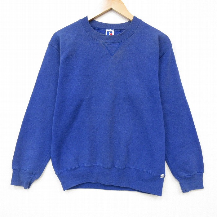 ヘインズ 90s 長袖スウェット ブルー メンズM相当 | 古着