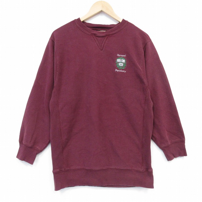 Wear Guard 長袖スウェット ハーバード バーガンディ メンズM相当 | 古着