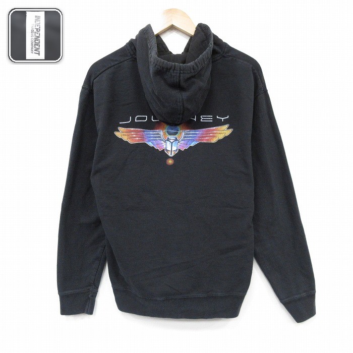 【20%OFF】ジャーニー 長袖フルジップスウェット ブラック メンズM相当 | 古着