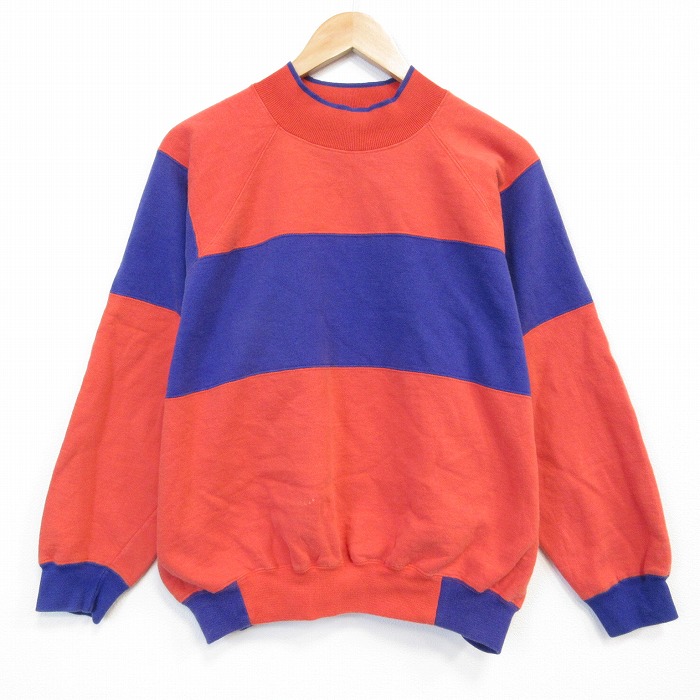 00s 長袖スウェット オレンジ XL | 古着