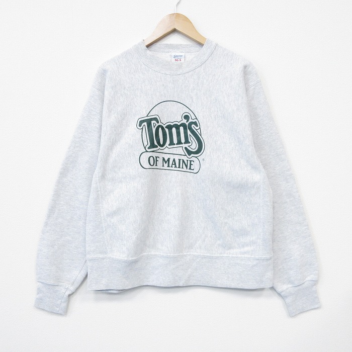 Toms 90s 長袖スウェット リバースタイプ グレー メンズL相当 | 古着