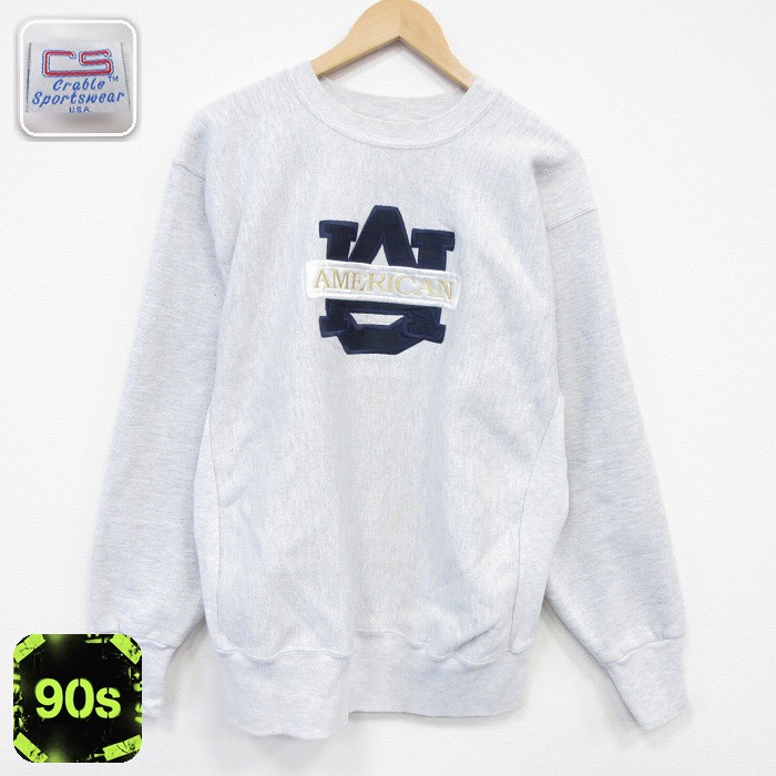 【20%OFF】90s 長袖スウェット AU グレー メンズXL相当 | 古着