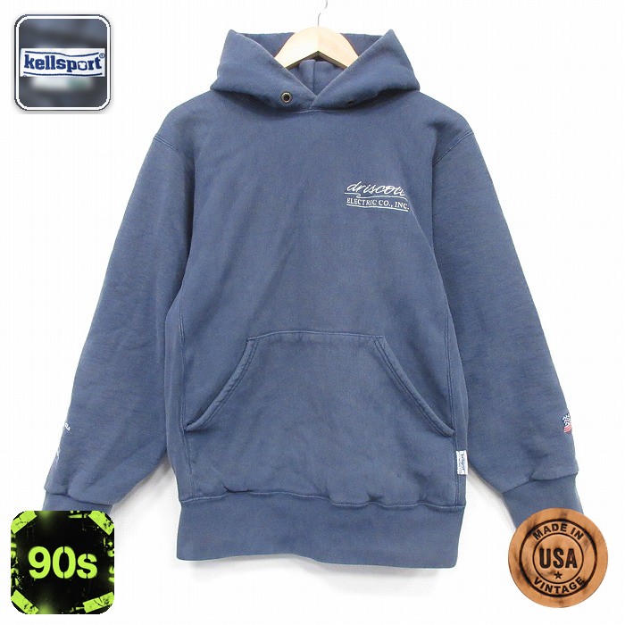 【20%OFF】ケルスポーツ 90s 長袖スウェットパーカー driscoll ネイビー メンズL相当 | 古着