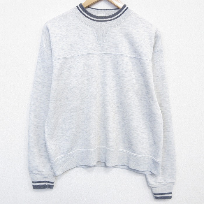 【20％OFF】80s 長袖スウェット グレー メンズM相当 | 古着