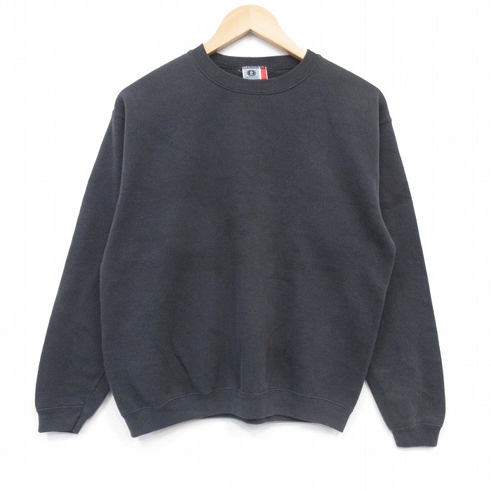 アリゾナジーンズ 90s 長袖スウェット ブラック メンズM相当 | 古着